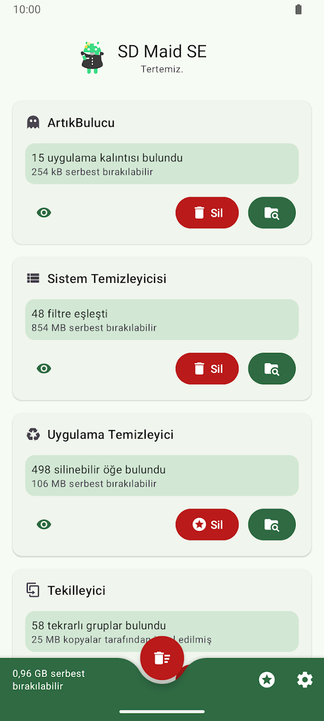 SD Maid 2 - Sistem Temizleyici Resimleri