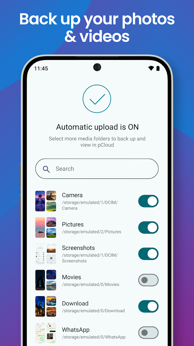 pCloud: Cloud Storage Resimleri
