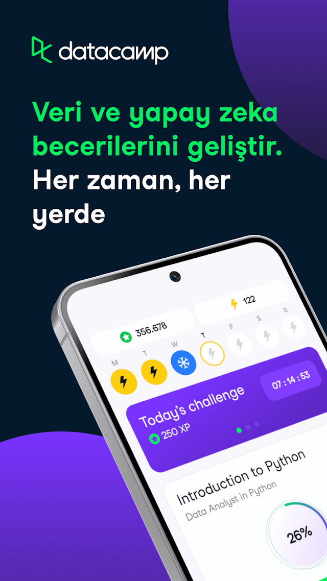 DataCamp: Veri & AI ��ren Resimleri