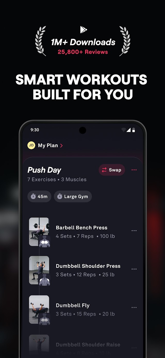 Fitbod: Workout & Gym Planner Resimleri