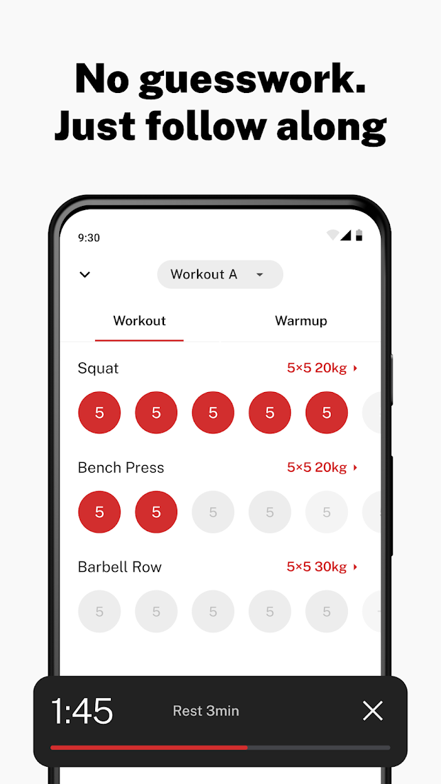 Stronglifts 5x5 Workout Resimleri