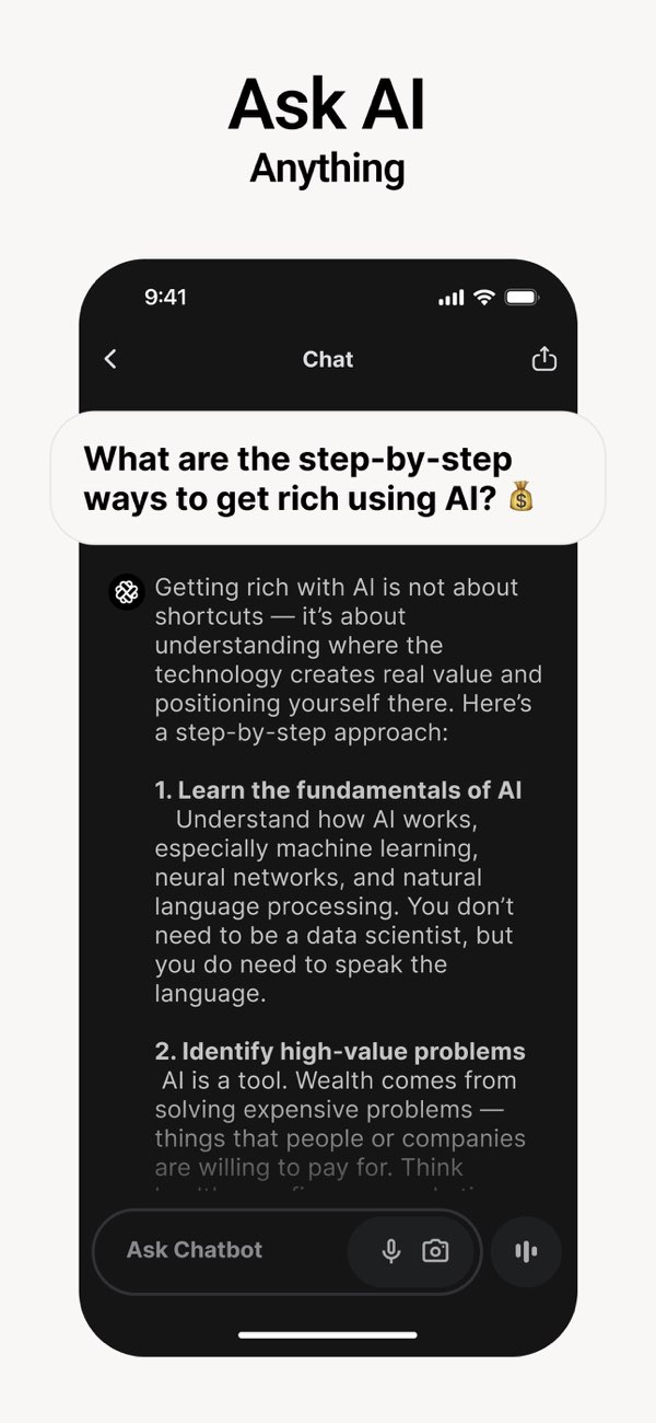 Chatbot App: AI Assistant Resimleri