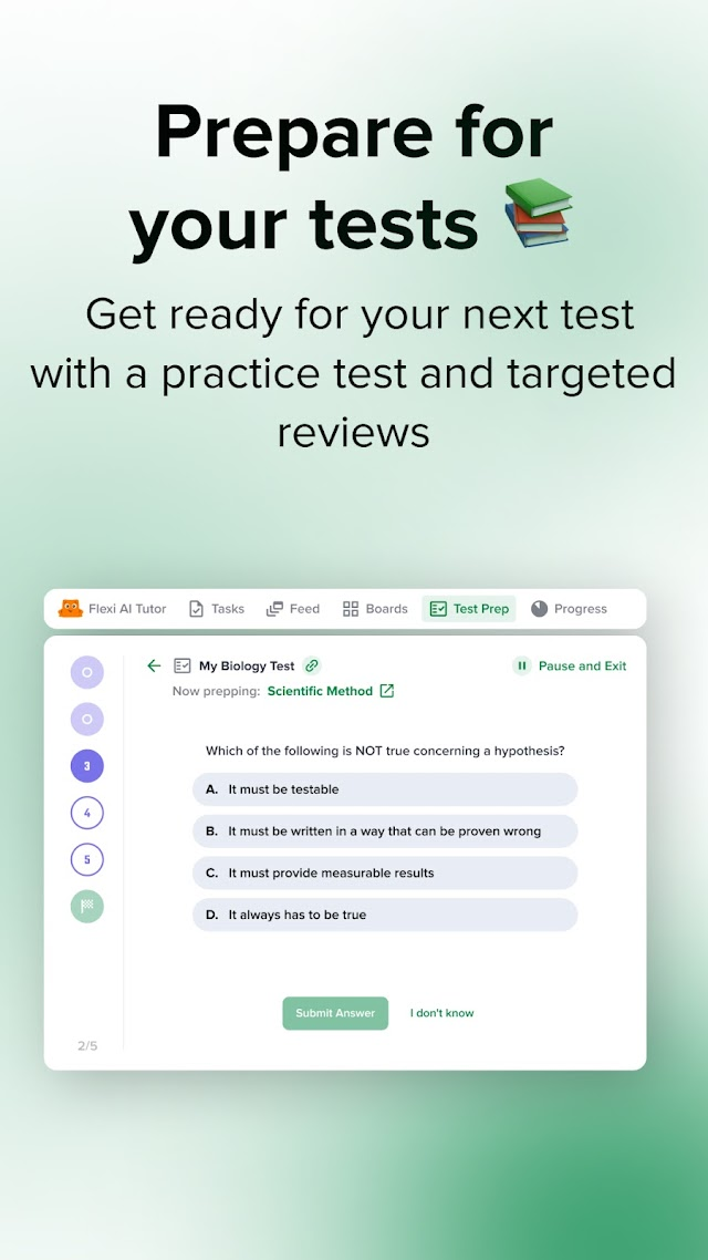 Flexi AI Tutor & Homework Help Resimleri