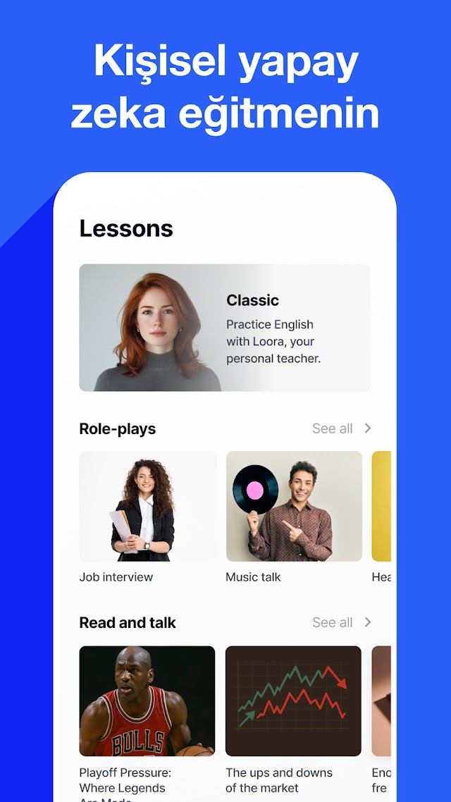 Speak English with Loora AI Resimleri