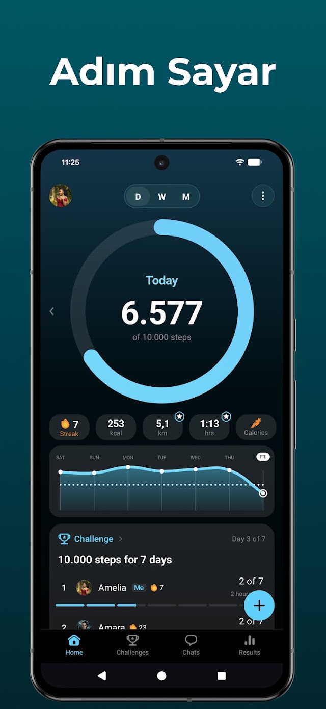 StepsApp Adım Sayar Resimleri