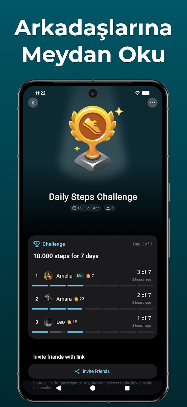 StepsApp Adım Sayar Resimleri