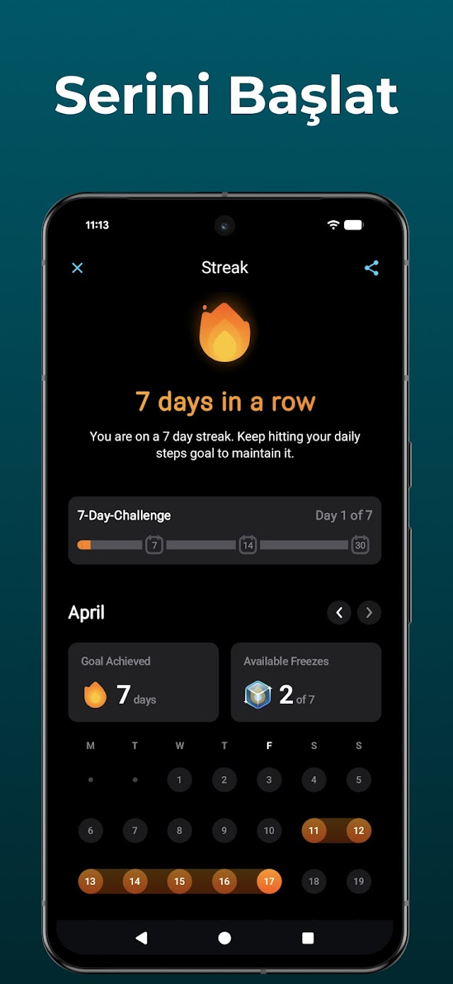 StepsApp Adım Sayar Resimleri