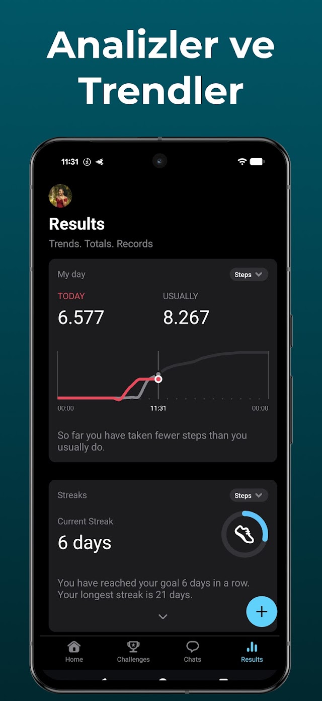 StepsApp Adım Sayar Resimleri