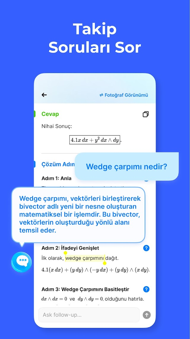 Solvely – Matematik Çözücü Resimleri
