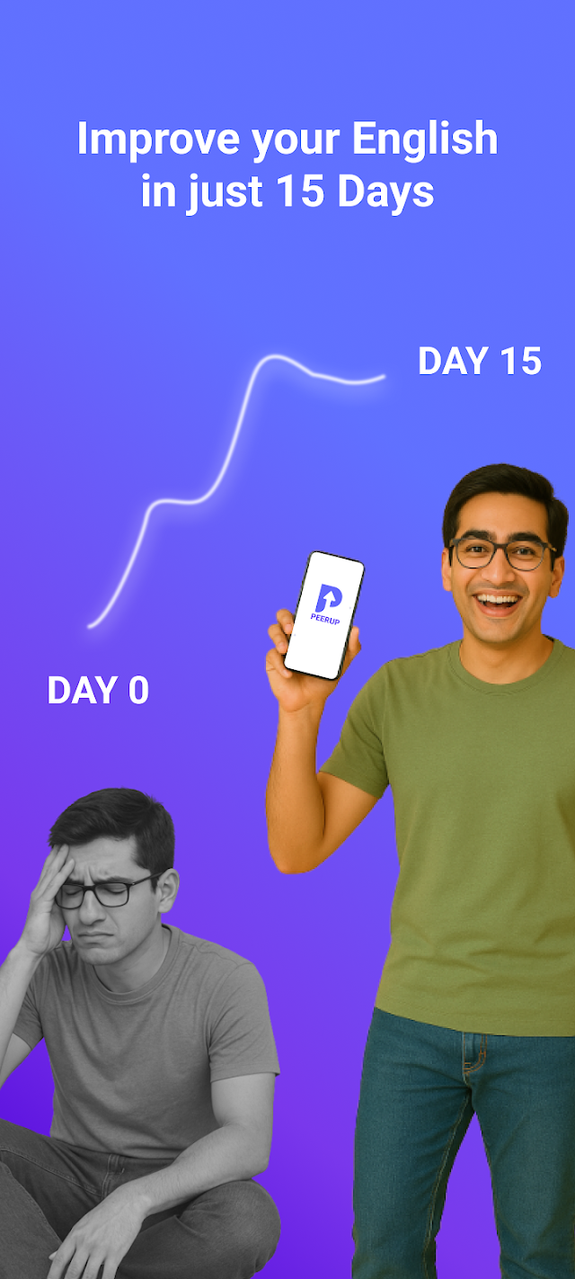 PeerUp: Learn English Speaking Resimleri