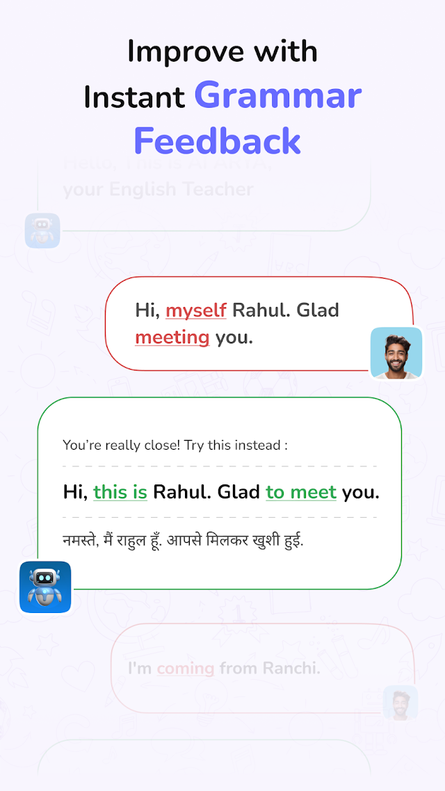 MySivi AI English Speaking App Resimleri