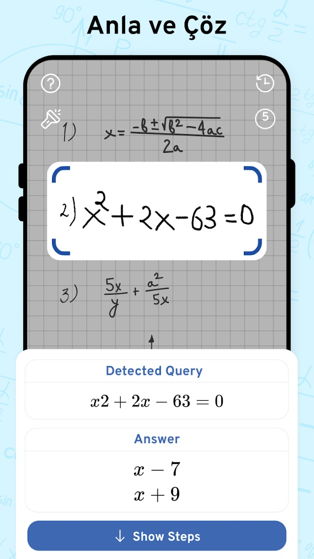 AI Math Scanner- Math Solution Resimleri