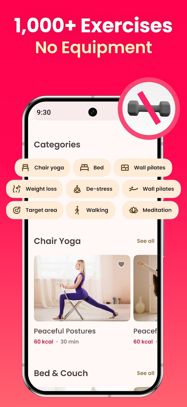LazyFit: Chair Yoga & Pilates Resimleri