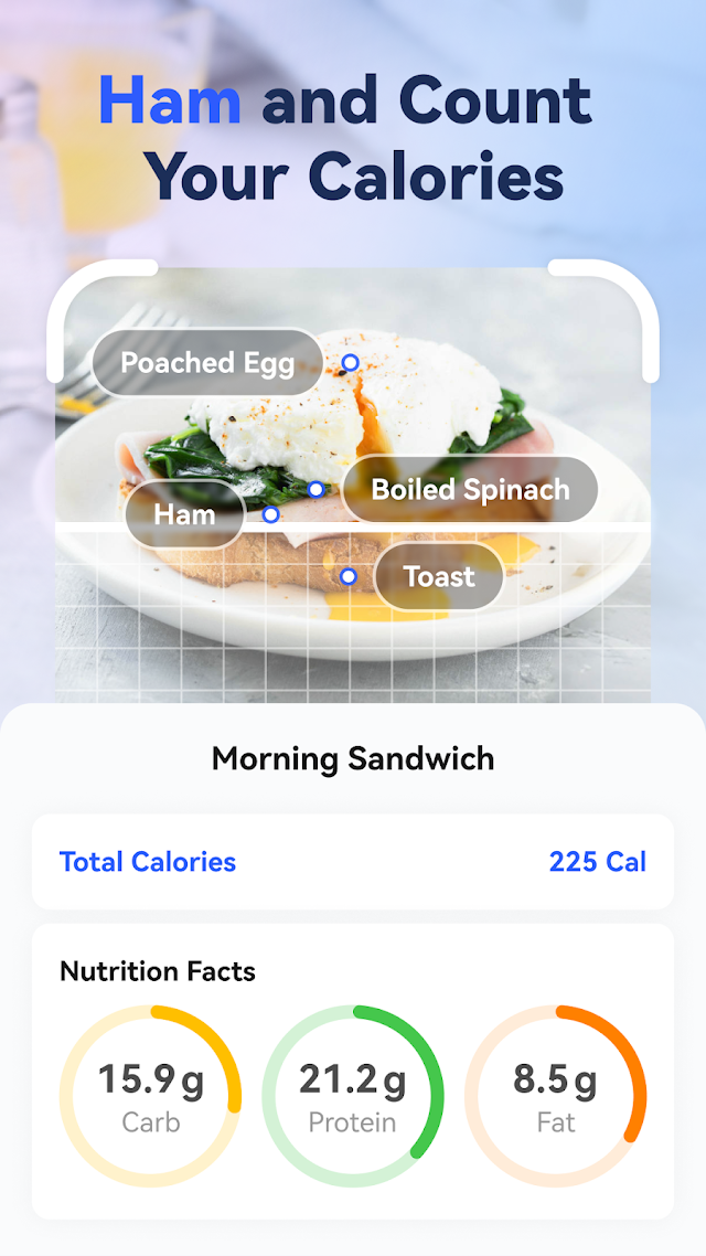 AI Calorie Counter - Appediet Resimleri