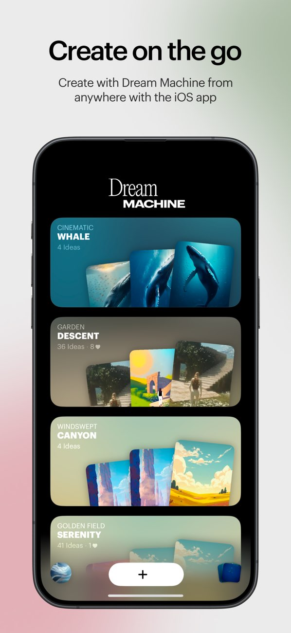 Luma Dream Machine Resimleri