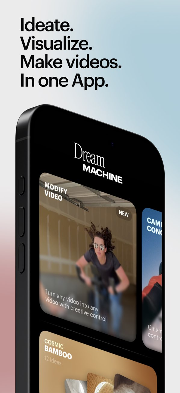 Luma Dream Machine Resimleri
