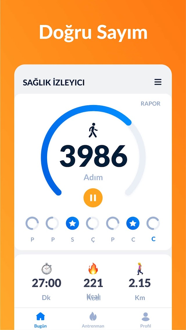 Adım İzleyici - Adım Sayar Resimleri