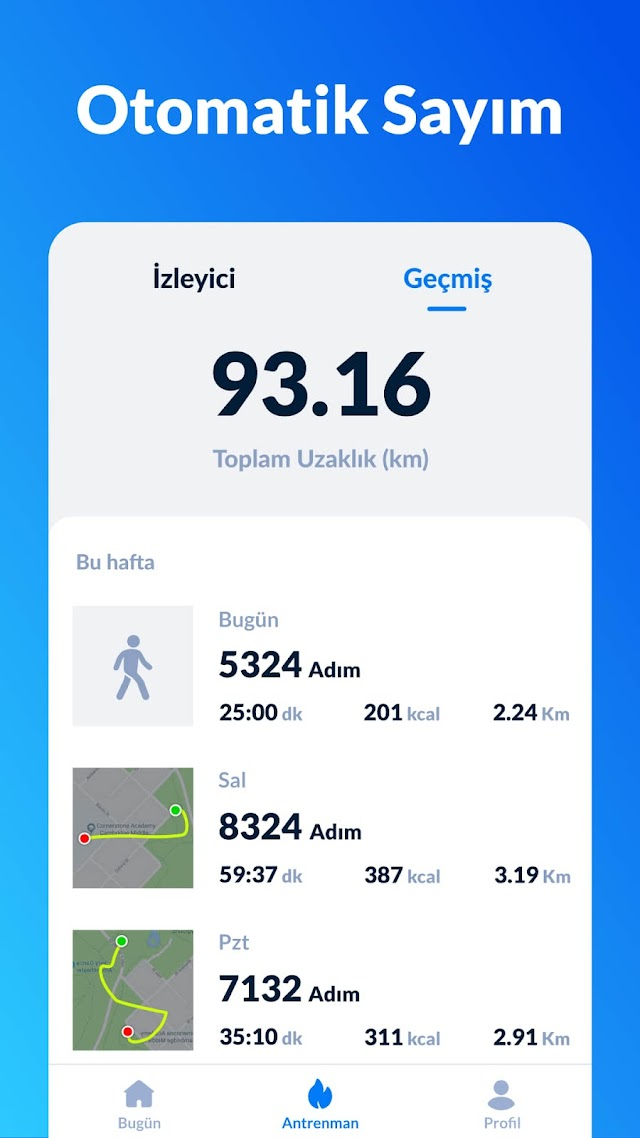 Ad�m �zleyici - Ad�m Sayar Resimleri