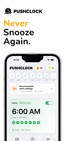 PushClock - Loud Alarm Clock Resimleri