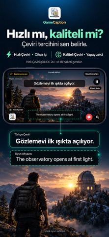 Game Caption: Oyun Çevirisi Resimleri