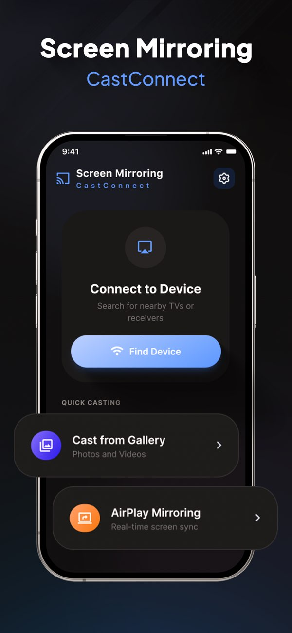 Screen Mirroring - CastConnect Resimleri