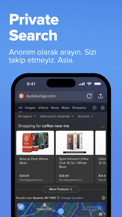 DuckDuckGo, optional Duck.ai Resimleri