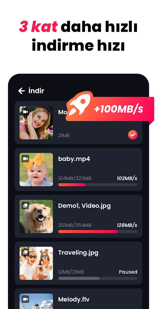 T�m Video �ndirici ve Oynat�c� Resimleri