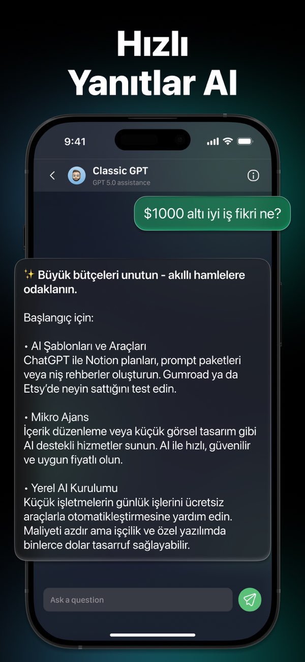 Yapay Zeka Botu Türkçe Resimleri