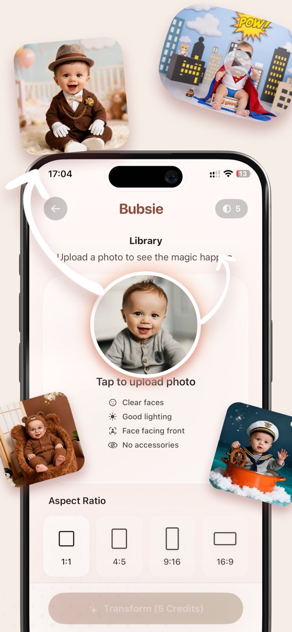 Bubsie · AI Bebek Stüdyosu Resimleri