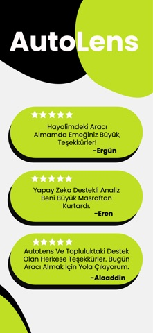 AutoLens: AI Araç Analizi Resimleri
