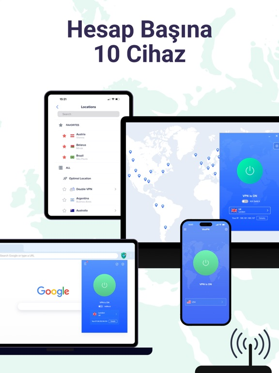 Süper Güvenli VPN - VeePN Resimleri