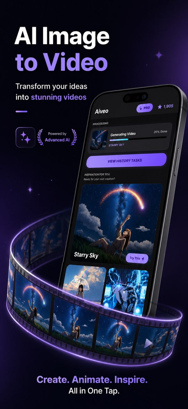 Aiveo - Image to Video AI Resimleri