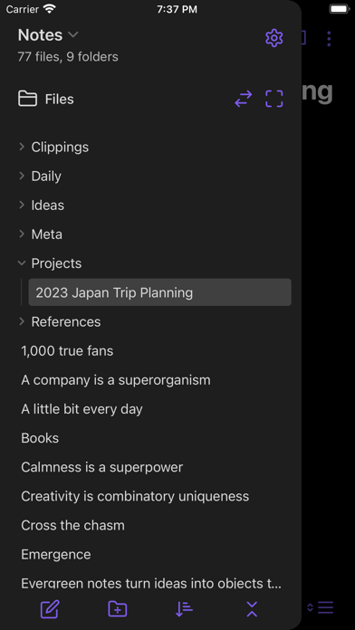 Obsidian - Connected Notes Resimleri