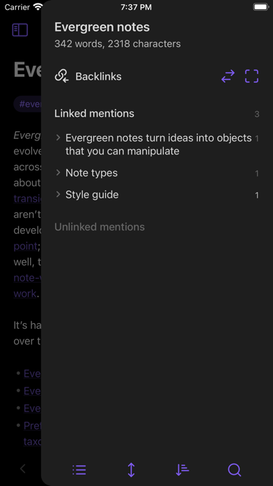 Obsidian - Connected Notes Resimleri
