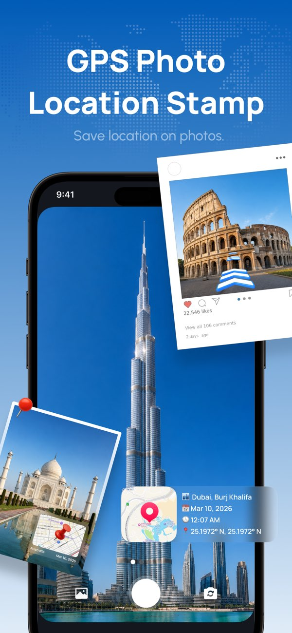 GeoScope: GPS Map Camera Resimleri