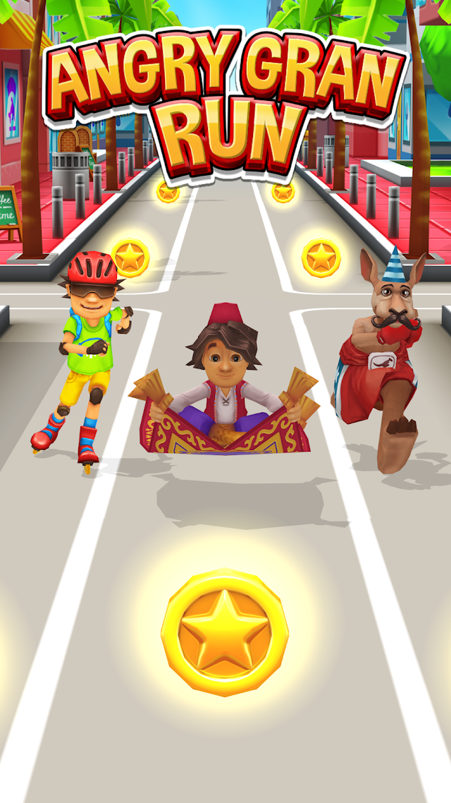Angry Gran Run - Running Game Resimleri