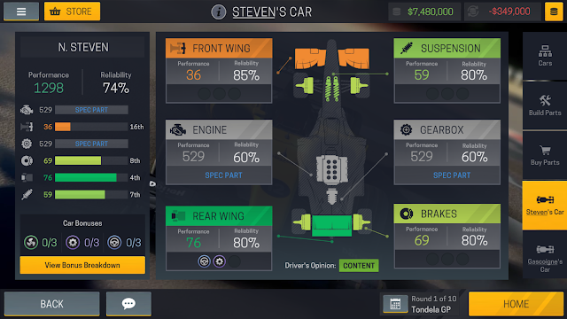 Motorsport Manager Mobile 2 Resimleri