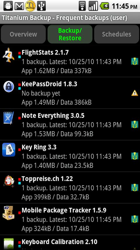 Titanium Backup (root needed) Resimleri