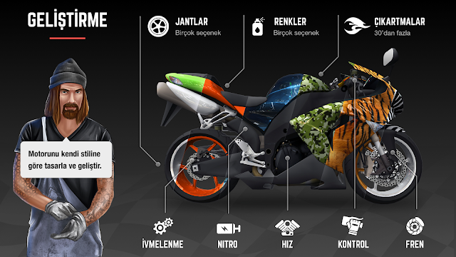 Racing Fever: Moto Resimleri