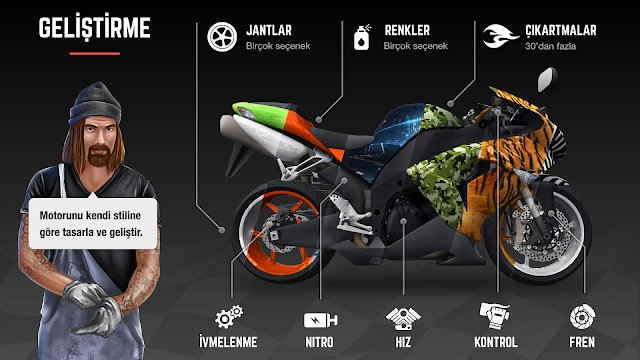 Racing Fever: Moto Resimleri
