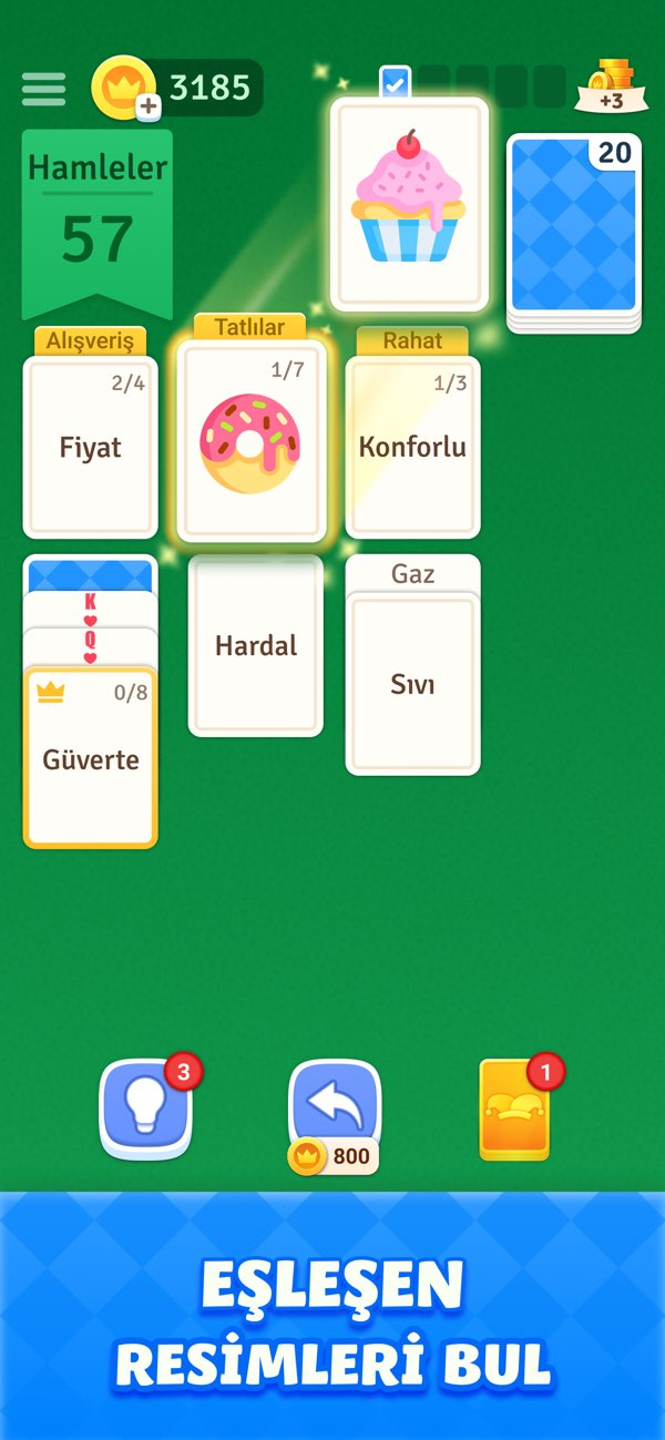 Solitaire Associations Journey Resimleri