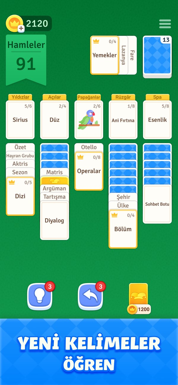 Solitaire Associations Journey Resimleri