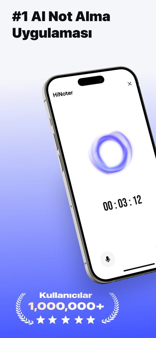 HiNoter - AI Not Tutucu Resimleri