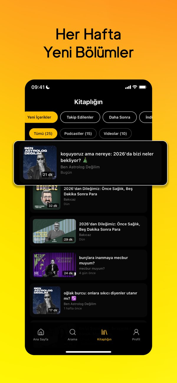 Podbee: Podcast & Video Resimleri