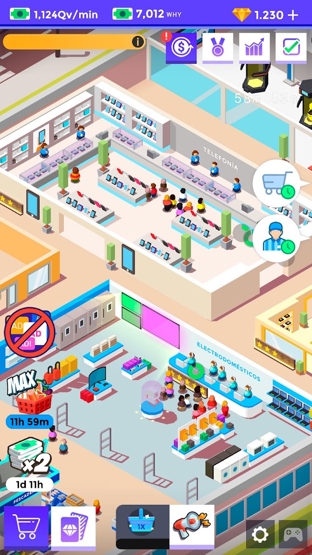 Idle Supermarket Tycoon-Shop Resimleri