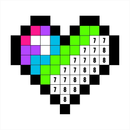 iPhone & iPad Color by NumberColoring Games ikonu