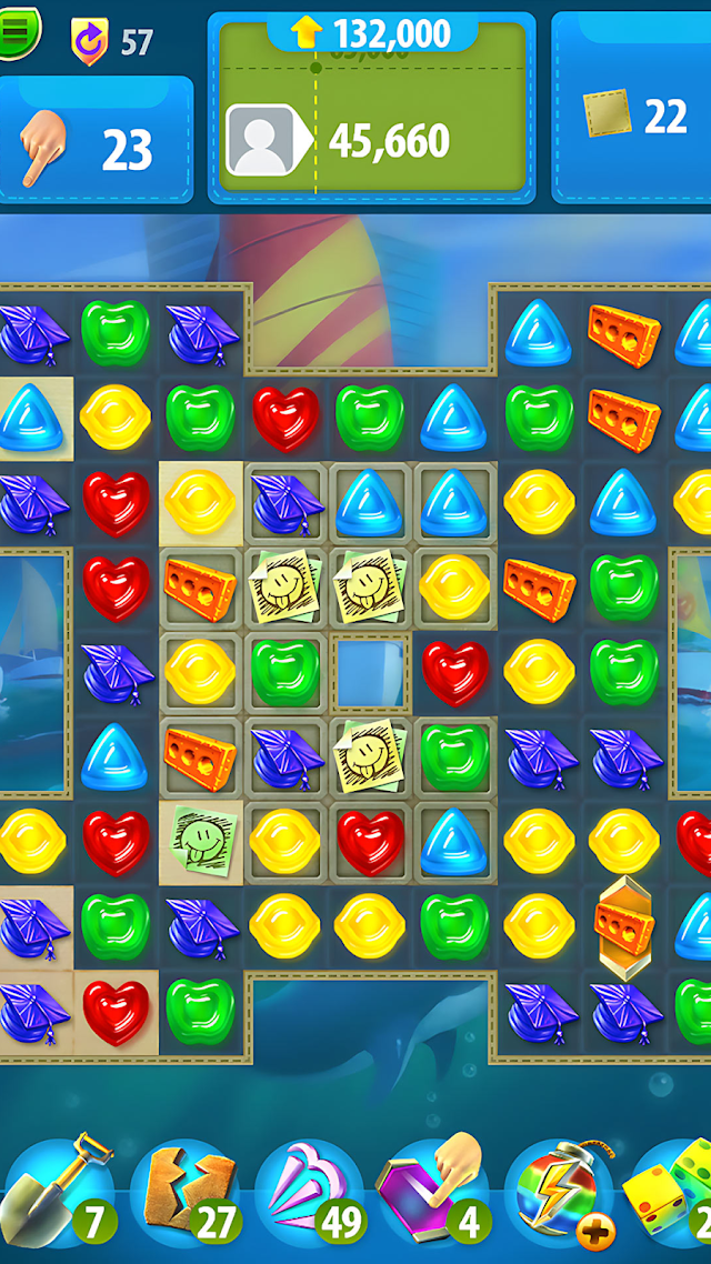 Gummy Drop! Match 3 & Travel Resimleri