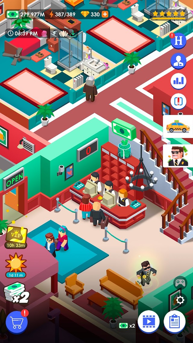 Hotel Empire Tycoon-Idle Game Resimleri