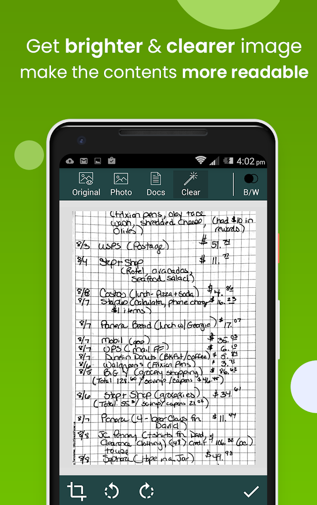 Clear Scan - PDF Scanner App Resimleri