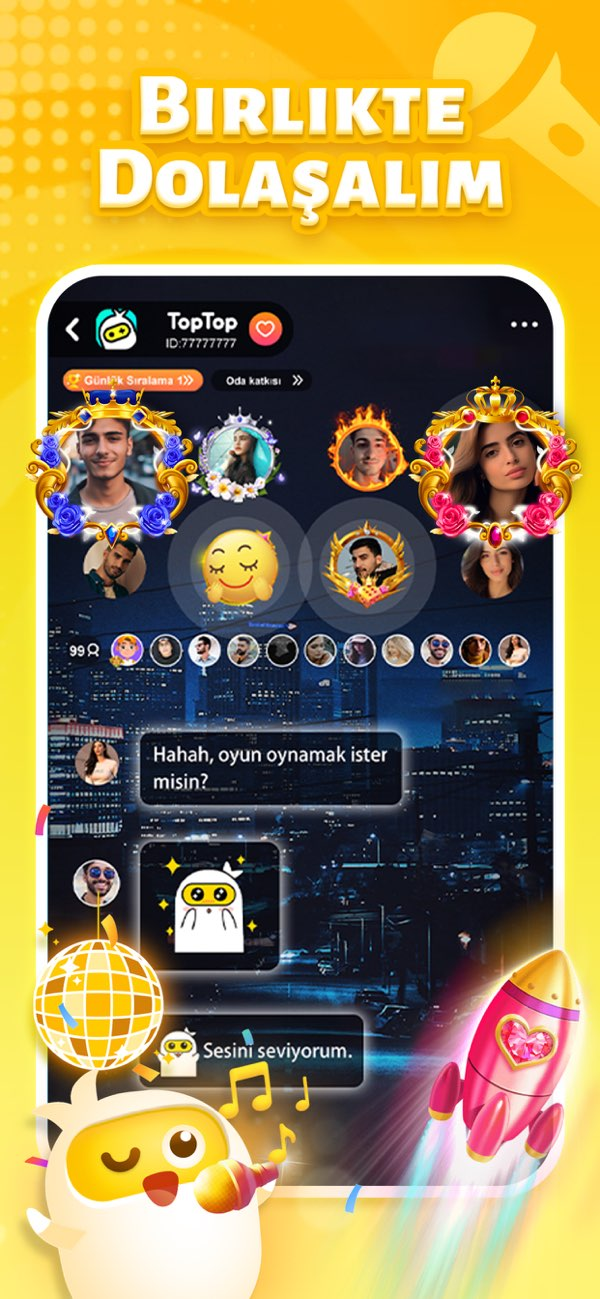 TopTop: Oyunlar ve Sohbet Resimleri
